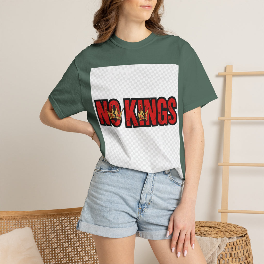 No Kings symbol T-shirt | Anti-monarchy graphic tee