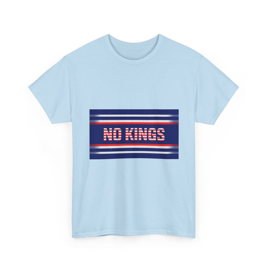 No Kings Shirt, Retro Graphic Tee, Patriotic Protest Shirt, Vintage Style T-Shirt, Independence Statement Tee, Unisex Graphic Tee