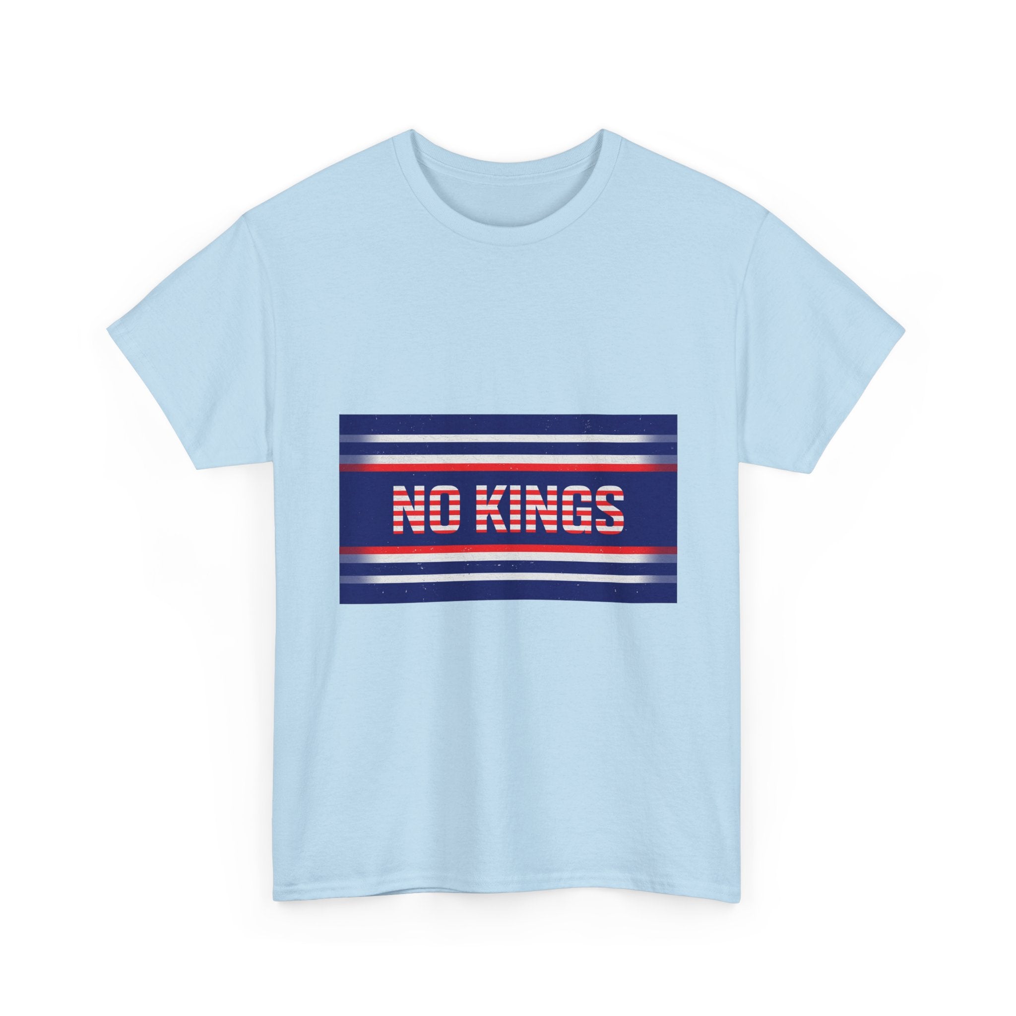 No Kings Shirt, Retro Graphic Tee, Patriotic Protest Shirt, Vintage Style T-Shirt, Independence Statement Tee, Unisex Graphic Tee