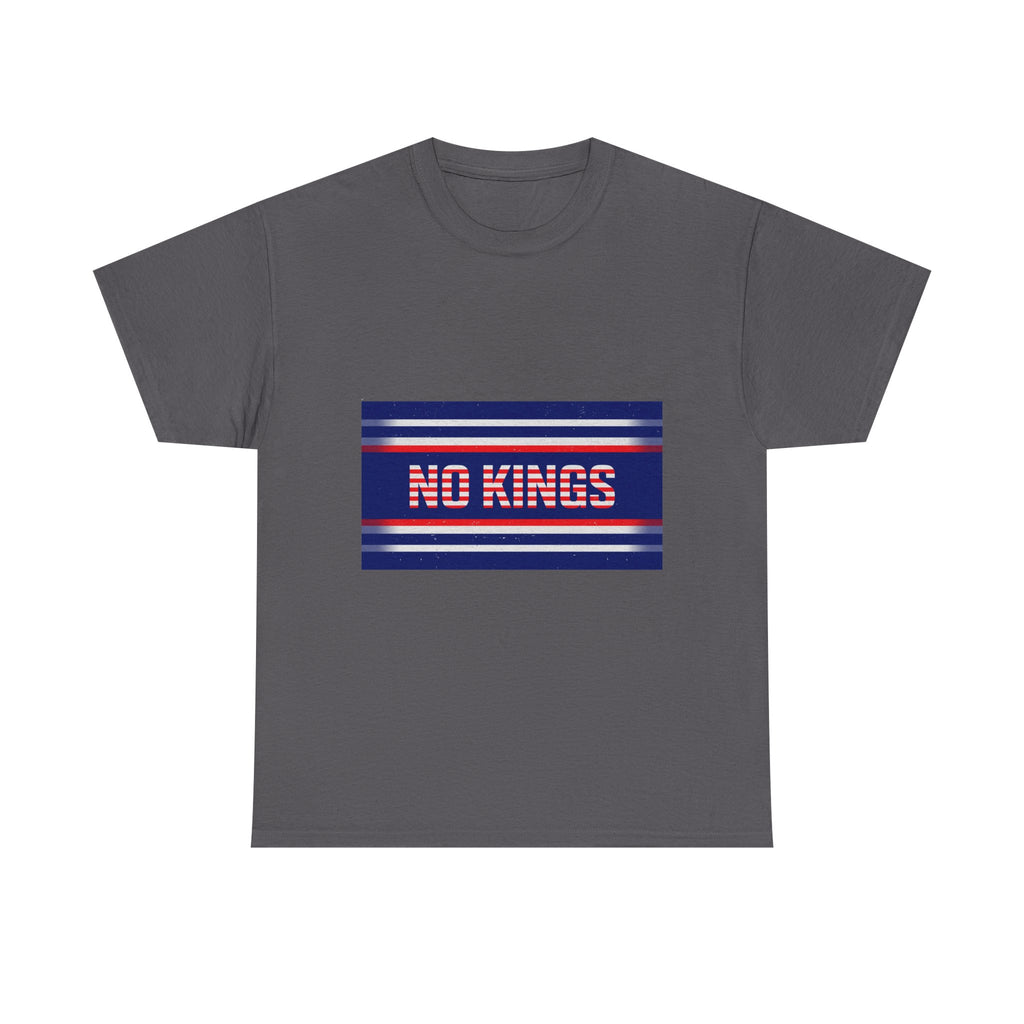 No Kings Shirt, Retro Graphic Tee, Patriotic Protest Shirt, Vintage Style T-Shirt, Independence Statement Tee, Unisex Graphic Tee