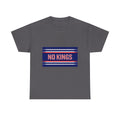 No Kings Shirt, Retro Graphic Tee, Patriotic Protest Shirt, Vintage Style T-Shirt, Independence Statement Tee, Unisex Graphic Tee